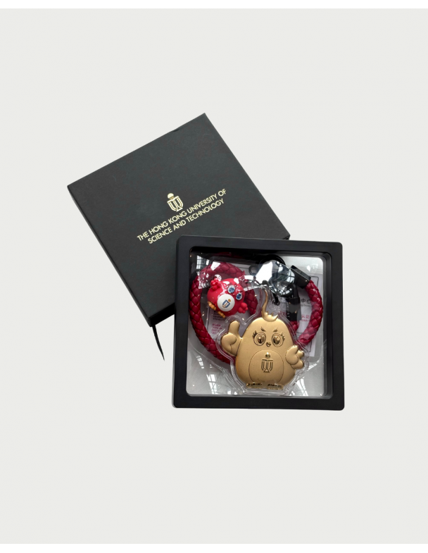 Red Birdie Gold Plate with Phone Strap (Corporate Gift Version)